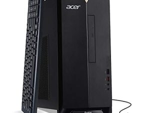 كمبيوتر ايسر أسباير TC-1660-UA92 | معالج إنتل كور آي ٥-١٠٤٠٠ سداسي النواة من الجيل العاشر | 12 جيجا بايت 2666 ميجا هرتز DDR4 | 512 جيجا بايت NVMe M.2 SSD | 8X DVD | Intel Wireless Wi-Fi 6 | بلوتوث 5.2 | نظام التشغيل Windows 10 Home