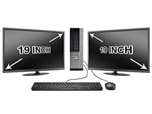 Dell Optiplex 790 Core i5 3.1 جيجاهرتز ، محرك أقراص ثابتة 1 تيرابايت ، ذاكرة 16 جيجابايت ، Windows 10 x64 ، شاشة مزدوجة 19 (مجددة)