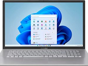 2022 أحدث كمبيوتر محمول ASUS VivoBook مقاس 17.3 بوصة عالي الدقة + LED | Intel Core i5-1035G1 | HDMI | Windows 11 Home in S Mode | فضي | مع حزمة حامل الكمبيوتر المحمول (فضي ، 12 جيجابايت رام | 1 تيرا بايت HDD)