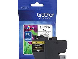 طابعة Brother LC3013Y أحادية الحزمة تنتج ما يصل إلى 400 صفحة LC3013 حبر أصفر
