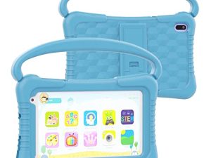 IWEGGO Kids Tablet 7 inch Toddler Tablet for Kids Edition Tablet with WiFi Dual Camera Children Tablet للأطفال الصغار 32GB Android 11 مع جراب مقاوم للصدمات للتحكم الأبوي Google Play YouTube Netflix