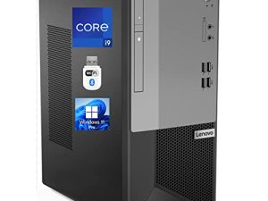 Lenovo V50T Gen 2 Desktop Tower، Intel i9-11900 Upto 5.2 GHz، 64GB RAM 2TB NVMe SSD، UHD Graphics 750، DisplayPort، HDMI، VGA، DVD، Card Reader، AC Wi-Fi، Bluetooth - Windows 11 Pro