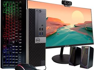 كمبيوتر مكتبي ديل 7040 ، i5-6500 ، ذاكرة وصول عشوائي 16 جيجا بايت ، 512 جيجا بايت SSD ، Windows 10 Pro ، شاشة 23.6 جديدة ، لوحة مفاتيح وماوس RGB ، مكبرات صوت RGB ، كاميرا ويب جديدة 1080 بكسل ، محرك فلاش جديد 16 جيجا بايت ، واي فاي (مجدد)