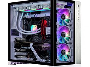كمبيوتر سطح المكتب المخصص للألعاب Velztorm Lux Lyte (AMD Ryzen 9-5900X 12-Core ، GeForce RTX 3050 ، 16 جيجا بايت رام ، 1 تيرا بايت PCIe SSD + 1 تيرا بايت HDD (3.5) ، WiFi ، USB 3.2 ، HDMI ، Bluetooth ، منفذ العرض ، Win 10 Home )
