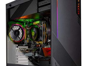 جهاز كمبيوتر سطح المكتب للألعاب Skytech Azure - AMD Ryzen 5 3600 3.6 جيجاهرتز ، RTX 3070 8 جيجابايت ، 16 جيجابايت DDR4 3200 ، 1 تيرابايت NVME ، 650 وات ذهبي PSU ، Windows 10 Home 64 بت ، أسود