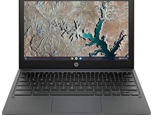 HP 11a-na0081cl 11.6 "Chromebook، MediaTek MT8183، 4GB LPDDR4X RAM، 32GB eMMC Flash Storage، MediaTek Graphics، Chrome OS، Ash Gray، 2H7Q9UA # ABA (تم تجديده)