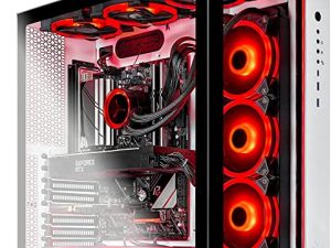جهاز كمبيوتر سطح المكتب للألعاب Skytech Prism II - AMD Ryzen 7 5800X 8-Core 3.8 جيجاهرتز ، RTX 3080 Ti 12G GDDR6X ، 1 تيرابايت NVMe Gen4 SSD ، 16 جيجابايت DDR4 3200 ، مراوح RGB ، 360 مم AIO ، AC WiFi ، Windows 10 Home 64 بت ، أبيض