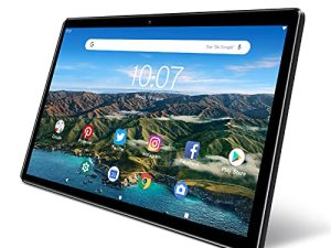 تابلت PRITOM Android 10 بوصات ، M10 ، 2 غيغابايت من ذاكرة الوصول العشوائي ، 32 غيغابايت Android 10.0 Tablet ، 10.1 بوصة IPS HD Display ، GPS ، FM ، معالج رباعي النواة ، Wi-Fi (M10 أسود)