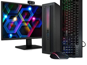 كمبيوتر مكتبي HP 800G2 ، Intel i5 ، ذاكرة وصول عشوائي (RAM) سعة 16 جيجابايت ، محرك أقراص ثابتة 1 تيرابايت ، Windows 10 Pro ، 20 شاشة LCD ، كاميرا ويب ، محرك أقراص فلاش ، حزمة إنتاجية RGB ، واي فاي (متجدد)
