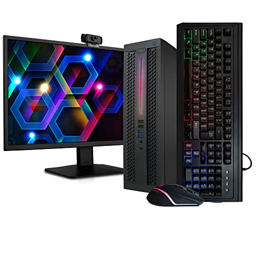 كمبيوتر مكتبي HP 800G2 ، Intel i5 ، ذاكرة وصول عشوائي (RAM) سعة 16 جيجابايت ، محرك أقراص ثابتة 1 تيرابايت ، Windows 10 Pro ، 20 شاشة LCD ، كاميرا ويب ، محرك أقراص فلاش ، حزمة إنتاجية RGB ، واي فاي (متجدد) كمبيوتر مكتبي HP 800G2 ، Intel i5 ، ذاكرة وصول عشوائي (RAM) سعة 16 جيجابايت ، محرك أقراص ثابتة 1 تيرابايت ، Windows 10 Pro ، 20 شاشة LCD ، كاميرا ويب ، محرك أقراص فلاش ، حزمة إنتاجية RGB ، واي فاي (متجدد)