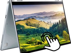 ASUS Flagship Chromebook 14 "FHD Touchscreen 2-in-1 Thin and Light Laptop، Intel Core M3-8100Y (Up to 3.4GHz)، 8GB RAM، 64GB eMMC، Wi-Fi 6، Webcam، Zoom Meeting، Chrome OS، Silver، ث / ملحقات جنرال موتورز