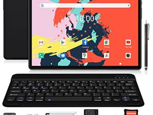 جهاز لوحي 10.1 بوصة ثماني النواة يعمل بنظام Android 11 ، جهاز لوحي بسعة 64 جيجا بايت مع لوحة مفاتيح ، قلم ستايلس ، كاميرا مزدوجة 13 ميجا بيكسل + 5 ميجا بيكسل ، واي فاي ، بلوتوث ، نظام تحديد المواقع العالمي ، دعم توسيع 512 جيجا بايت ، شاشة IPS عالية الدقة بالكامل