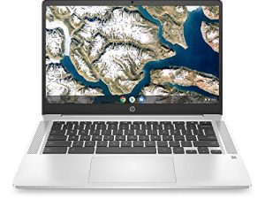 HP Chromebook 14-14 بوصة HD Non-Touch Intel Pentium Silver N5000 ، Intel UHD Graphics 605 ، ذاكرة وصول عشوائي 4 جيجابايت ، 64 جيجابايت eMMC ، WiFi ، Bluetooth ، صوت من B&O ، Chrome OS (تم تجديده)