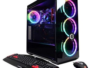 كمبيوتر ألعاب CyberpowerPC Gamer Xtreme VR ، Intel Core i5-9400F 2.9 جيجاهرتز ، NVIDIA GeForce GTX 1660 6GB ، 8GB DDR4 ، 240GB SSD ، 1 تيرابايت HDD ، WiFi Ready & Win 10 Home (GXiVR8060A8 ، أسود)