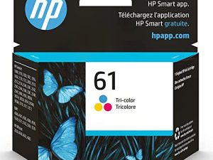 حبر أصلي HP 61 ثلاثي الألوان | يعمل مع DeskJet 1000 ، 1010 ، 1050 ، 1510 ، 2050 ، 2510 ، 2540 ، 3000 ، 3050 ، 3510 ؛ ENVY 4500 ، 5530 ؛ سلسلة OfficeJet 2620 ، 4630 | مؤهل للحبر الفوري | CH562WN
