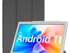 كمبيوتر لوحي يعمل بنظام Android مقاس 10 بوصات ، وذاكرة قراءة فقط بسعة 32 جيجابايت ، وذاكرة قراءة سعة 128 جيجابايت ، وأقراص ثماني النواة ، وشاشة IPS عالية الدقة تعمل باللمس ، وأقراص Wi-Fi معتمدة من Google ، وكاميرا G + G ، وكاميرا 8 ميجابكسل ، وعمر بطارية طويل ، فضي- (مع حقيبة جلدية) ...
