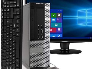 كمبيوتر مكتبي صغير الحجم طراز Optiplex 9020 من Dell (SFF) | رباعي النواة Intel i7 (3.40 جيجاهرتز) | 32 جيجا بايت DDR3 رام | حالة صلبة SSD سعة 1 تيرابايت | واي فاي + بلوتوث | Windows 10 Pro (تم تجديده)