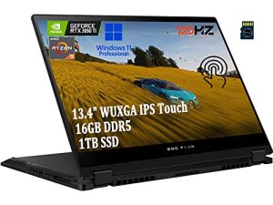 الكمبيوتر المحمول ASUS ROG Flow X13 للألعاب 2 في 1 | 13.4 "WUXGA 120Hz 500nits IPS Touchscreen | AMD 8-Core Ryzen 9 6900HS | 16GB DDR5 1TB SSD | GeForce RTX 3050 Ti 4GB | الخلفية Win11 Pro + 32GB بطاقة MicroSD