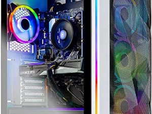 جهاز كمبيوتر سطح المكتب للألعاب Skytech Chronos - Intel Core i7 12700F 2.1 جيجاهرتز ، RTX 3070 ، 1 تيرابايت NVME SSD ، 16G DDR4 3200 ، 650W Gold PSU ، AC Wi-Fi ، Windows 10 Home 64 بت