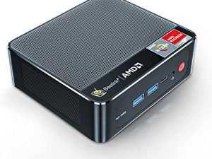 كمبيوتر Beelink SER5 Mini PC AMD Ryzen 5 5600H (حتى 4.2 جيجاهرتز) 6C / 12T ، 32 جيجابايت DDR4 500 جيجابايت M.2 NVME SSD رسومات 7 النواة 1800 ميجاهرتز ، كمبيوتر ألعاب صغير WiFi 6 / BT5.2 / عرض ثلاثي ثنائي HDMI + Type-C