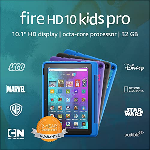 جهاز لوحي Amazon Fire HD 10 Kids Pro اللوحي ، 10.1 بوصة ، 1080 بكسل عالي الدقة ، للأعمار من 6 إلى 12 عامًا ، 32 جيجابايت (إصدار 2021) ، اسمه "أفضل جهاز لوحي للأطفال الكبار" من Good Housekeeping ، Doodle جهاز لوحي Amazon Fire HD 10 Kids Pro اللوحي ، 10.1 بوصة ، 1080 بكسل عالي الدقة ، للأعمار من 6 إلى 12 عامًا ، 32 جيجابايت (إصدار 2021) ، اسمه "أفضل جهاز لوحي للأطفال الكبار" من Good Housekeeping ، Doodle