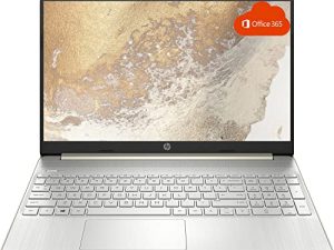 أحدث كمبيوتر محمول 2022 HP 15 ، شاشة LED عالية الدقة مقاس 15.6 بوصة ، معالج AMD ثنائي النواة ، رسومات AMD Radeon ، ذاكرة وصول عشوائي DDR4 سعة 8 جيجابايت ، محرك أقراص صلبة سعة 128 جيجابايت ، HDMI ، USB Type-C ، اشتراك لمدة عام واحد في Office 365 مشمول ، Windows 10