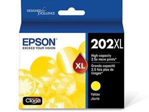 EPSON T202 Claria - خرطوشة حبر صفراء عالية السعة (T202XL420-S) لطابعات Epson Expression و WorkForce محددة