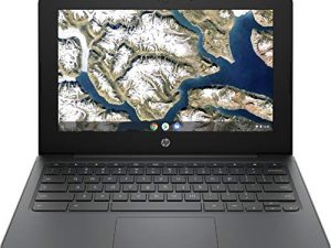 HP Newest Flagship Chromebook ، شاشة 11.6 بوصة عالية الدقة (1366 × 768) ، معالج Intel Celeron N3350 ، 4 جيجابايت LPDDR2 ، 32 جيجابايت eMMC ، Chrome OS ، HD Graphics 500 ، 11A-NB0013DX ، رمادي