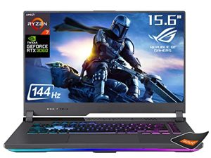 ASUS 15.6 "ROG Strix G15 Laptop ، 15.6" FHD 144Hz ، AMD Ryzen 7 4800H - GeForce RTX 3060 ، Win 11 Home ، مع لوحة الماوس (16 جيجا بايت رام | 1 تيرا بايت PCIe SSD)