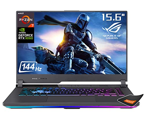 ASUS 15.6 "ROG Strix G15 Laptop ، 15.6" FHD 144Hz ، AMD Ryzen 7 4800H - GeForce RTX 3060 ، Win 11 Home ، مع لوحة الماوس (16 جيجا بايت رام | 1 تيرا بايت PCIe SSD) ASUS 15.6 "ROG Strix G15 Laptop ، 15.6" FHD 144Hz ، AMD Ryzen 7 4800H - GeForce RTX 3060 ، Win 11 Home ، مع لوحة الماوس (16 جيجا بايت رام | 1 تيرا بايت PCIe SSD)