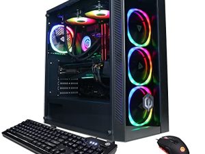 كمبيوتر الألعاب CYBERRPOWERPC Gamer Xtreme VR ، Intel Core i7-12700KF 3.6 جيجا هرتز ، GeForce RTX 3060 12 جيجا بايت ، 16 جيجا بايت DDR4 ، 500 جيجا بايت PCI-E NVMe SSD ، 2 تيرا بايت HDD ، WiFi Ready & Win 11 Home (GXiVR8400A10) ، أسود