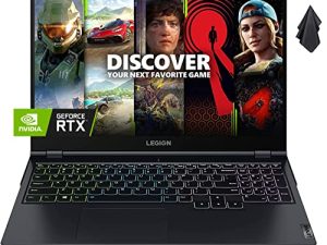 Lenovo Legion 5 كمبيوتر محمول للألعاب ، شاشة 15.6 بوصة FHD 165 هرتز ، AMD Ryzen 7 5800H ، GeForce RTX 3050Ti ، 32 جيجا بايت رام ، 1 تيرا بايت NVMe PCIe SSD ، لوحة مفاتيح بإضاءة خلفية RGB ، Wireless-AX ، DP ، HDMI ، Windows 11 Home