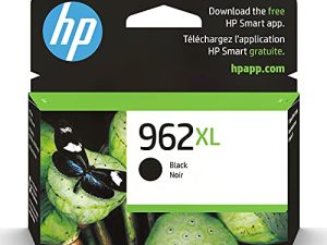 خرطوشة حبر أصلية HP 962XL سوداء عالية الإنتاجية | يعمل مع HP OfficeJet 9010 Series و HP OfficeJet Pro 9010 و 9020 Series | مؤهل للحبر الفوري | 3JA03AN