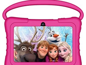 NORTH BISON Kids Tablet ، 7 بوصة Android 11.0 Tablet للأطفال ، 3GB RAM 32GB ROM تابلت للأطفال الصغار مع Bluetooth ، WiFi ، GMS ، التحكم الأبوي ، كاميرا مزدوجة ، جراب مقاوم للصدمات ، تعليمي ، ألعاب